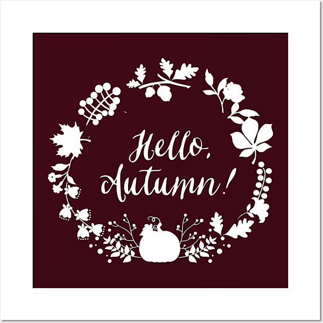 Hello Autumn! Wall Art by chrissyloo